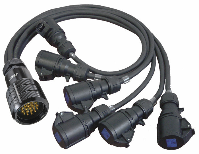 Socapex - 6x16A Sockets (Fan out)